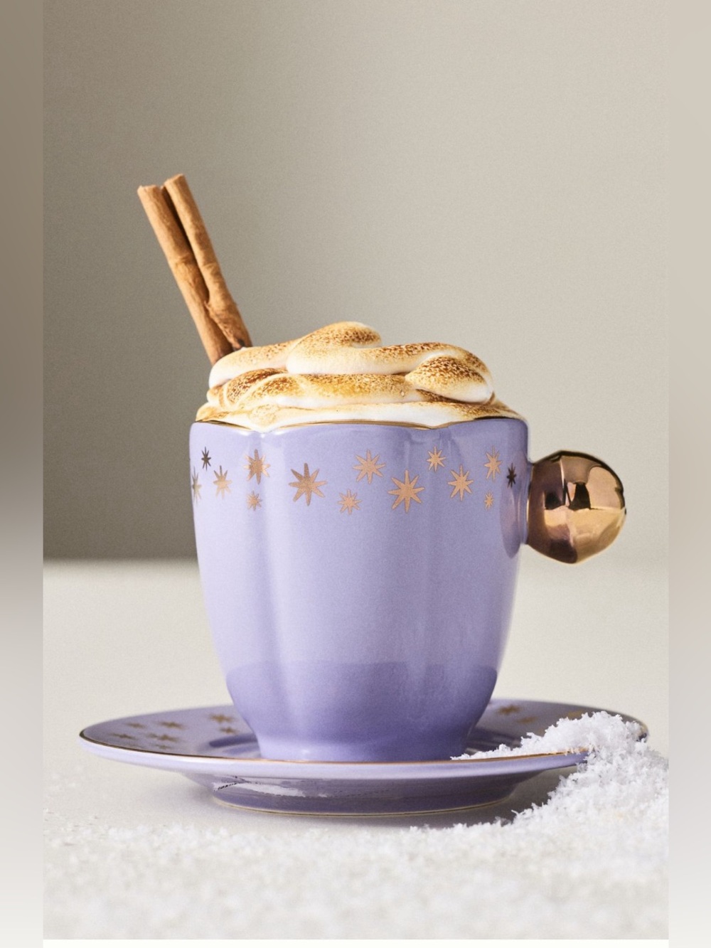 New York City Ballet Espresso cup and saucer. Purple